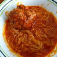 Ramen Noodles with Beef Balls in Sauce UIP cookbook pg. 33|knoさん