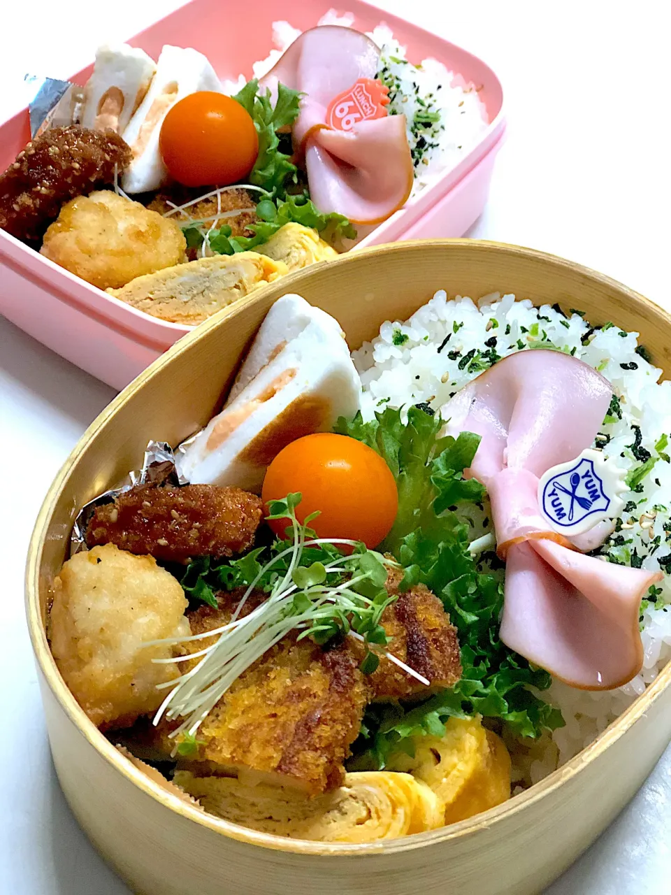 Snapdishの料理写真:今日の仕事組弁当🍱|三姉妹のママさん