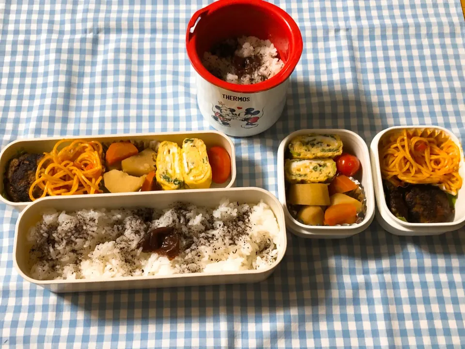 Snapdishの料理写真:2020/01/08(水) 夫弁当＆娘弁当🎵|kiyominさん