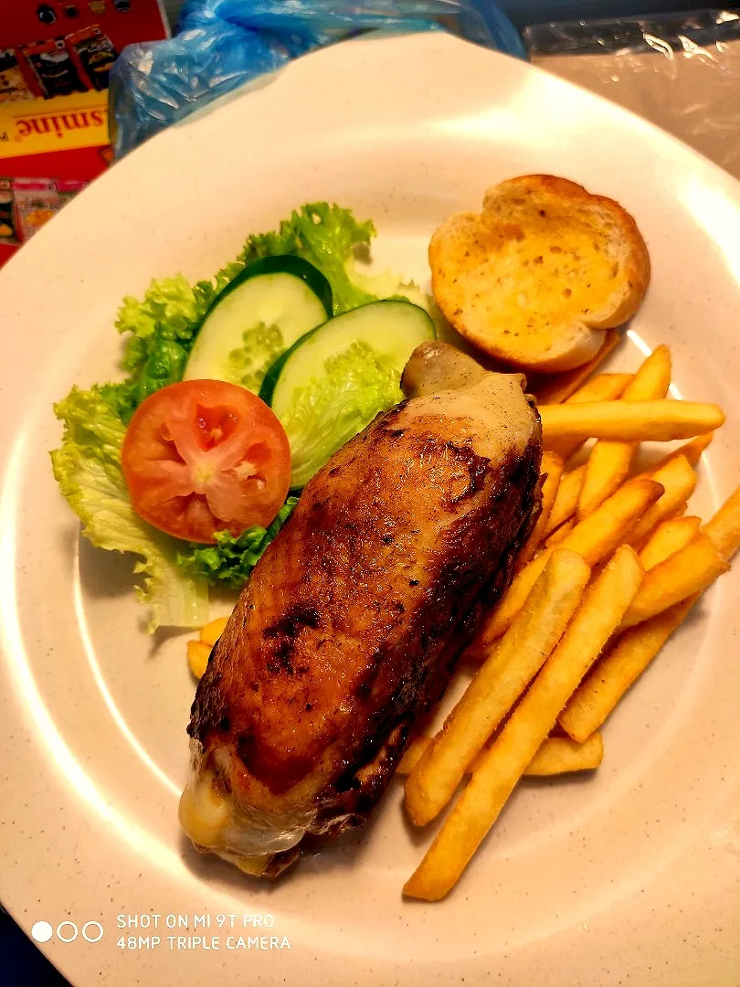 grilled chicken cordon bleu|Jenssen Ooi Yeap Sengさん