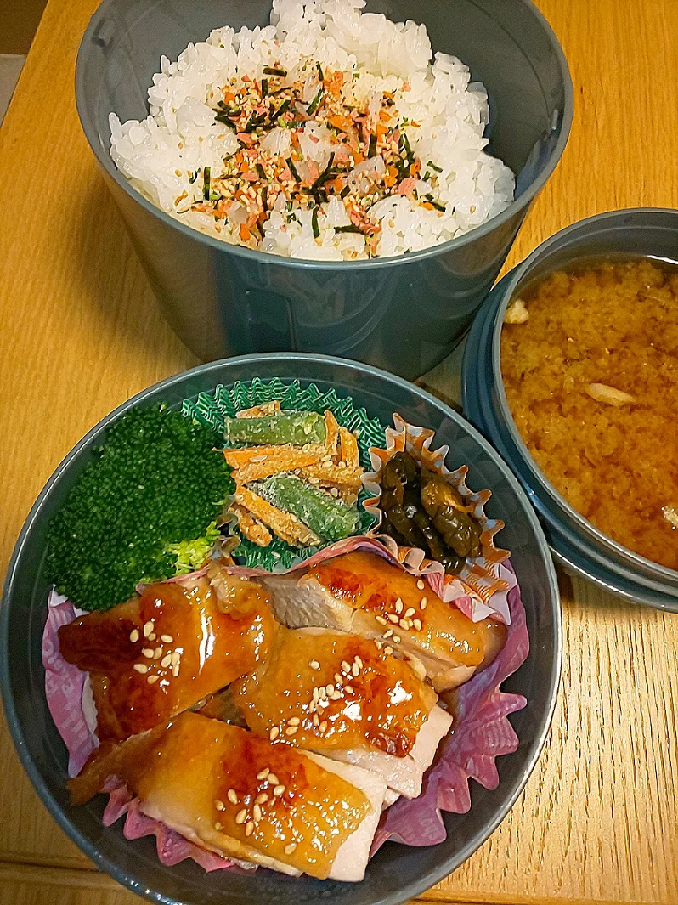 鶏の照り焼き弁当|テカチュウさん