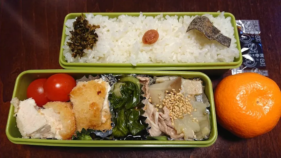 Snapdishの料理写真:チーズチキンかつ弁当|りょーさん