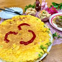 パスタオムレツ🥚⚘ ะ