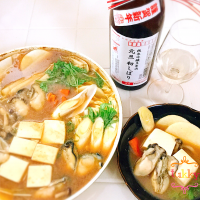 白味噌&赤味噌ダレの牡蠣鍋