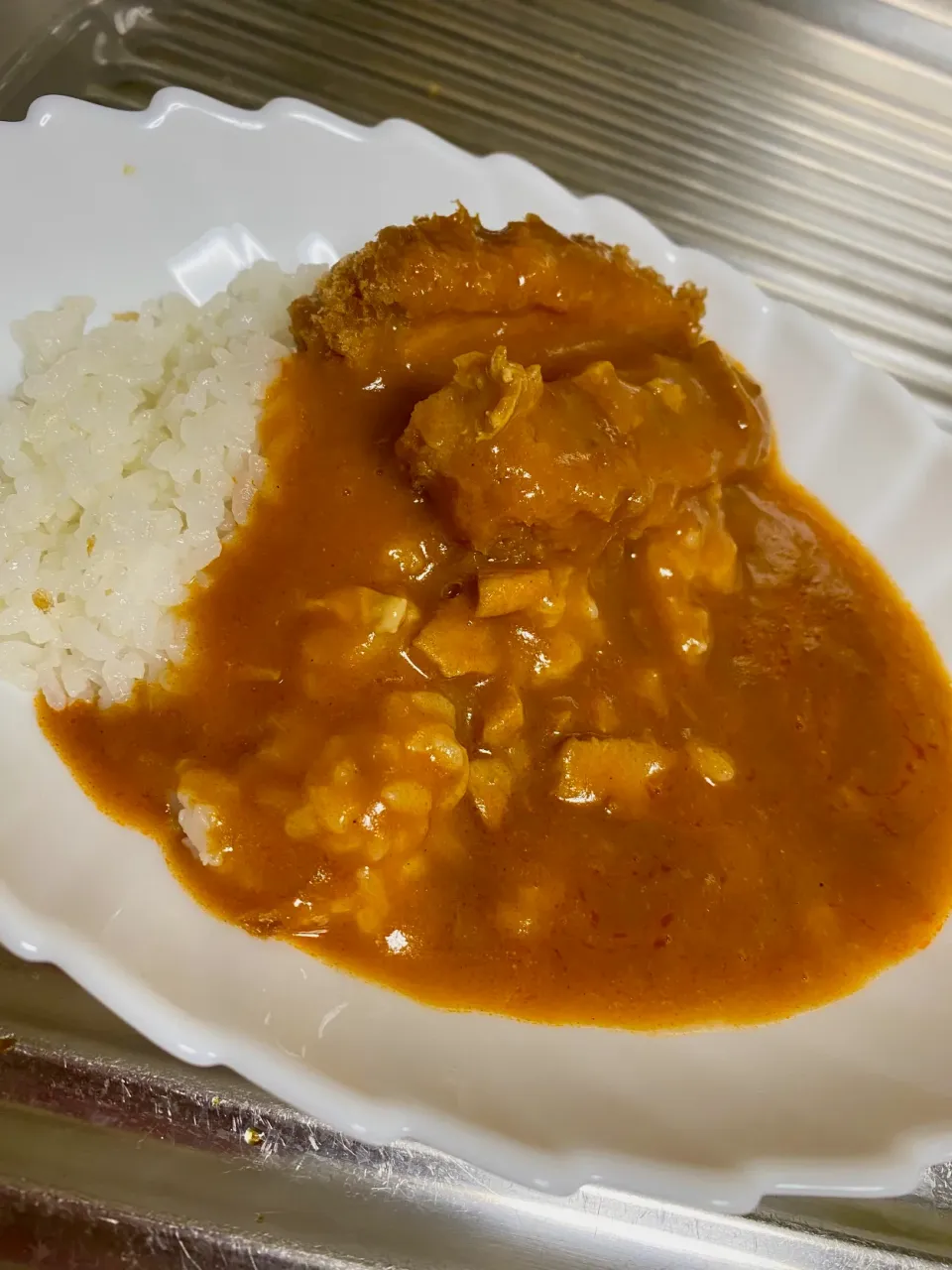 いつものカレーをカツカレーに🐷|ひめちゃんさん