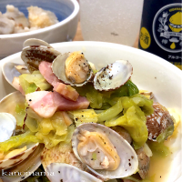 きのう何食べた？　　春キャベツとベーコンのあさりバター♪