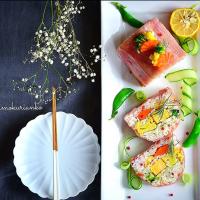 残り物で生ハムのテリーヌ寿司