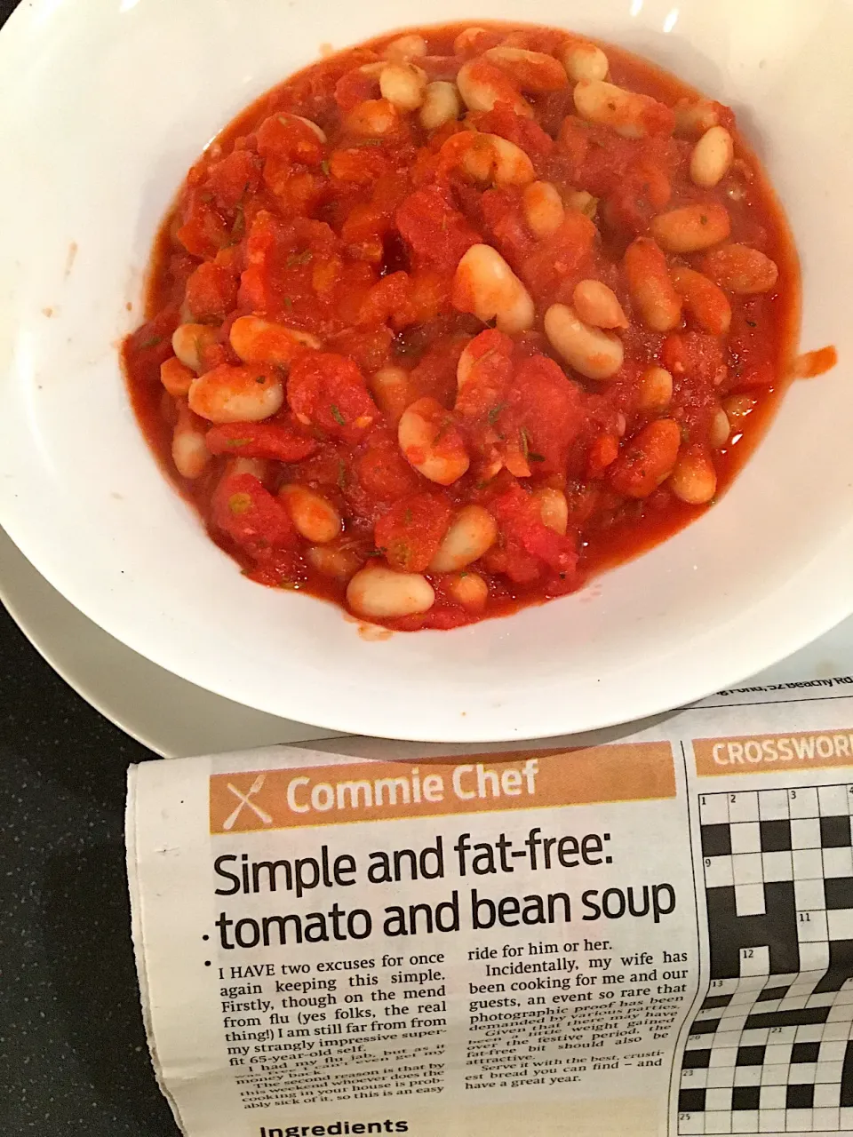 Tomato & bean soup (Morning Star Commie Chef recipe) #veganuary|Nick Hiderさん