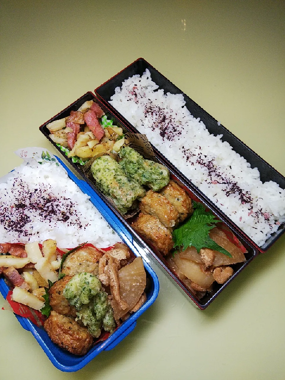 Snapdishの料理写真:1/10 父娘弁当|けろよんさん