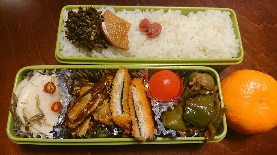 牛肉とピーマン炒め弁当|りょーさん