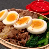 新学期始まりお弁当2日目……朝がまだ辛く前日からの仕込みで簡単ビビンバ丼にしちゃったよ笑|Merさん