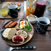 レバーペースト＆クランベリージャム