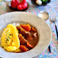 オムチーズカレー