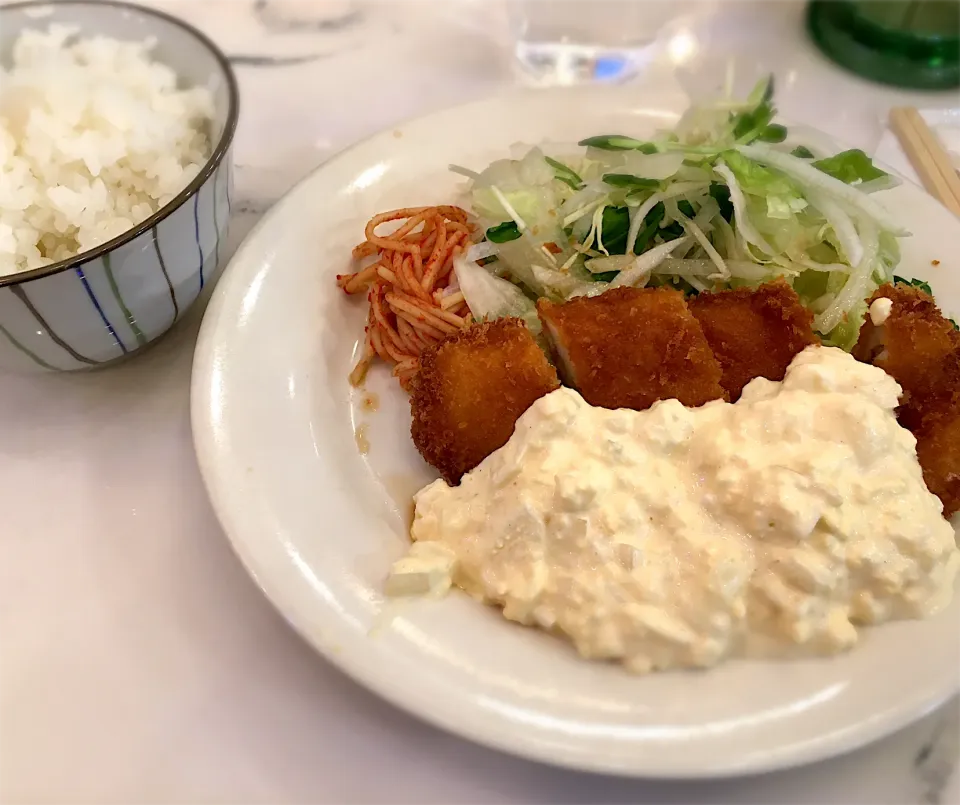 チキン南蛮定食 380円|きっしーさん