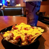 Snapdishの料理写真:bbq nachos|Amy Danielさん