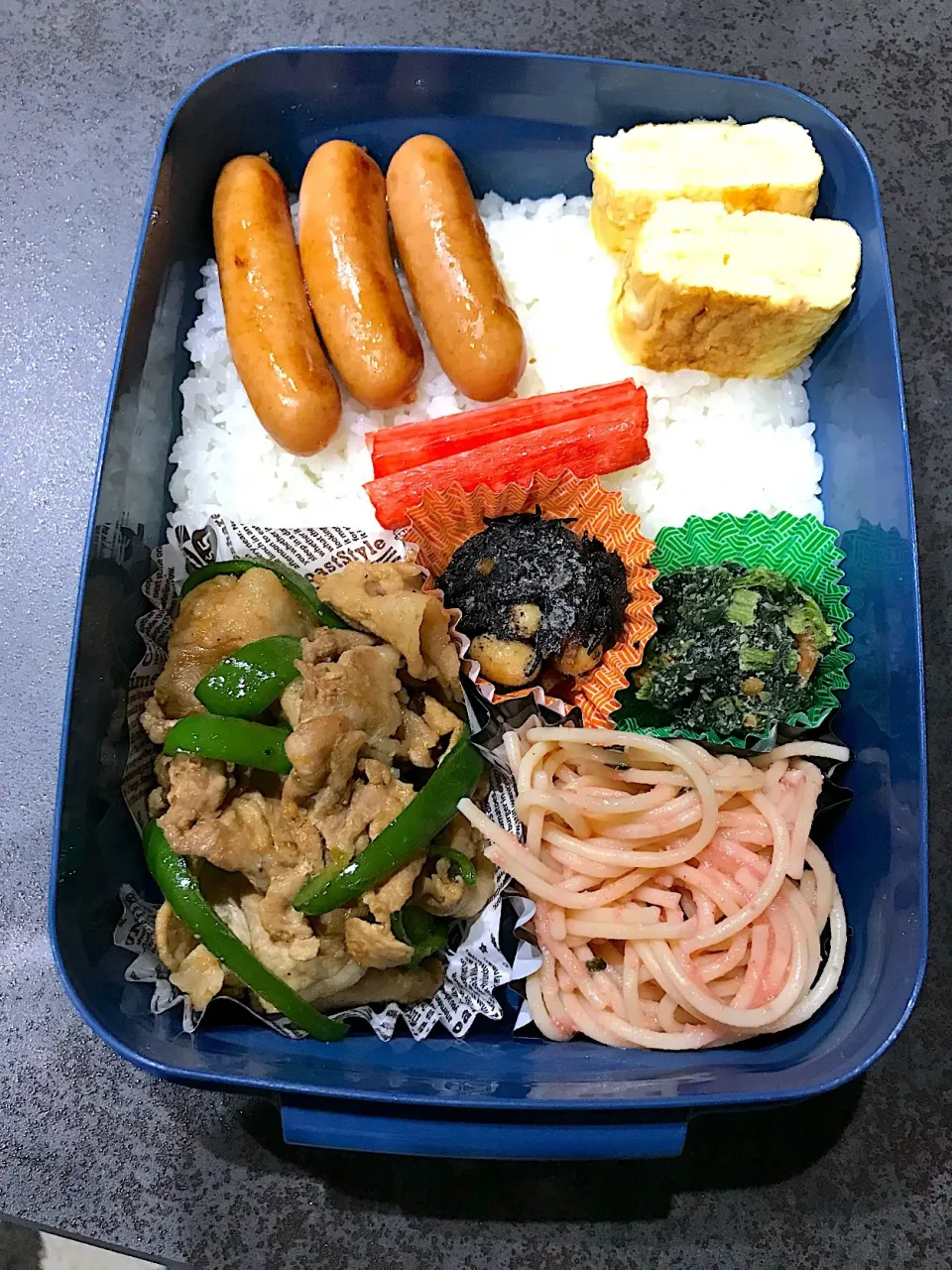 寝坊した日の旦那弁当🍱|ちぃさん