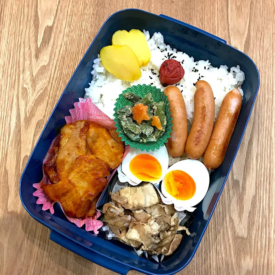 私が食べるはずだったコンビニゆで卵の旦那弁当🍱|ちぃさん