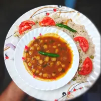 Channa masala with rice