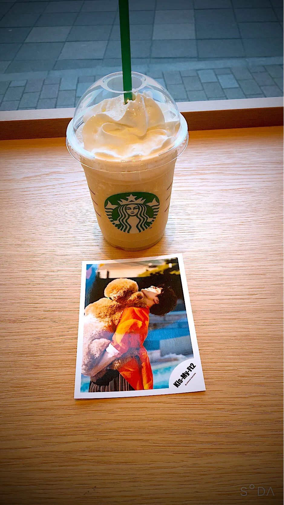 Snapdishの料理写真:ほうじ茶クリームフラペチーノ💛|なぎさん