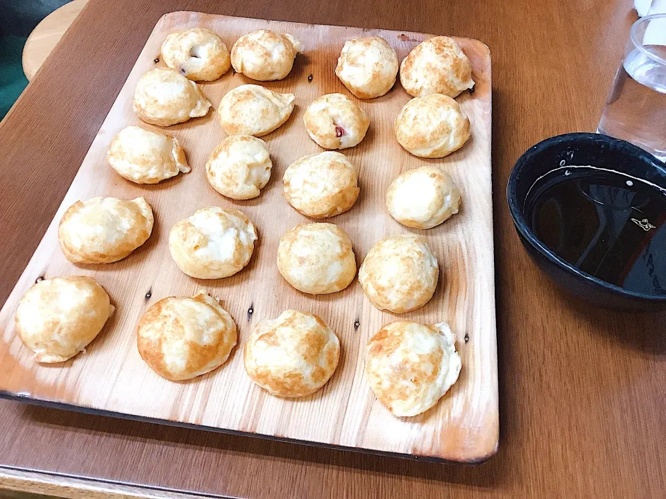 Snapdishの料理写真:明石焼き🐙😋|アライさんさん