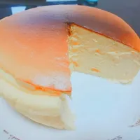 Snapdishの料理写真:ふんわりしゅわしゅわスフレチーズケーキ|こまこさん