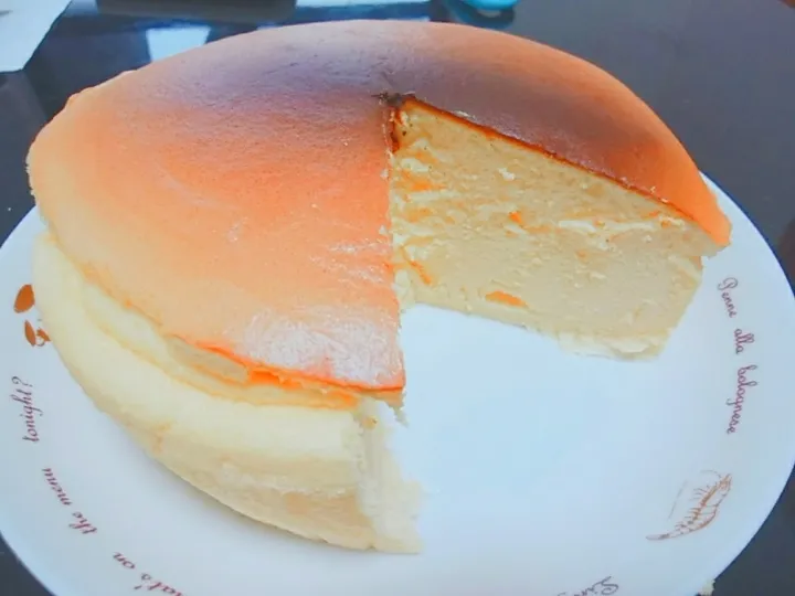 ふんわりしゅわしゅわスフレチーズケーキ|こまこさん