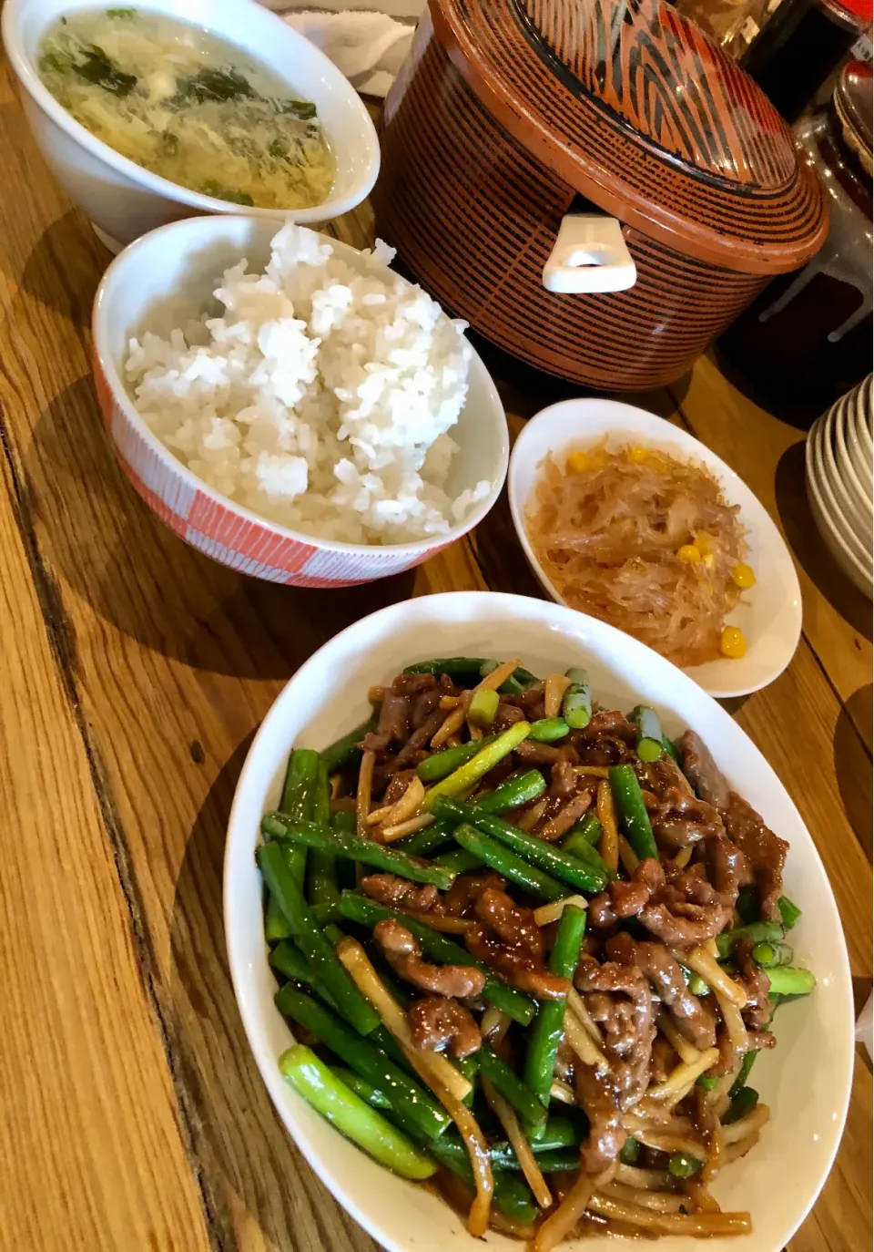 牛肉とニンニクの芽炒め|tadaroさん