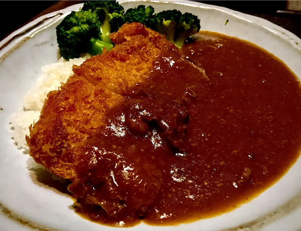 夜は琉球もち豚のカツカレー|mottoさん