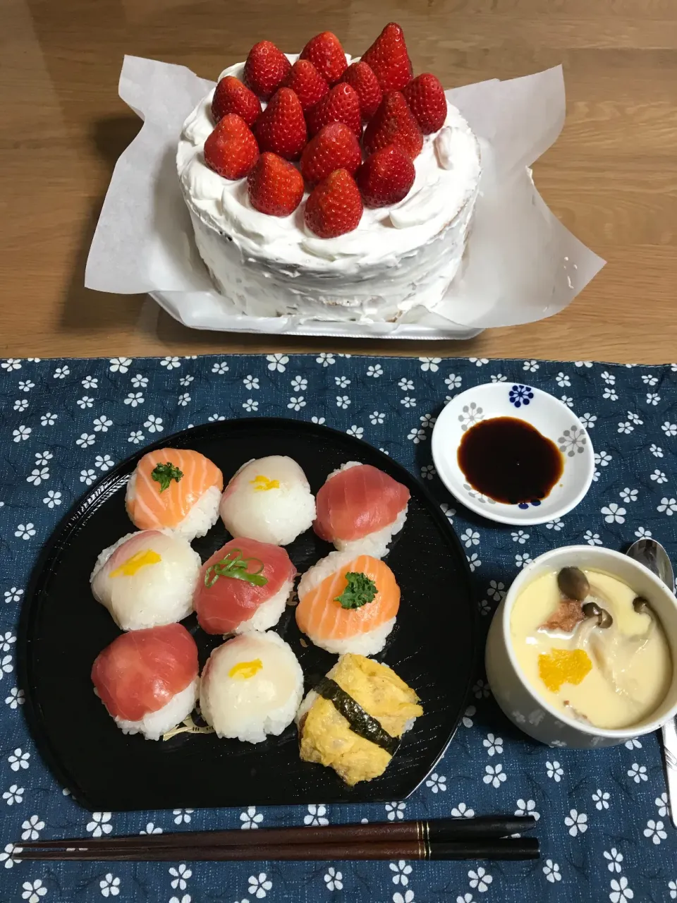 結婚記念日のケーキ|sarada.makiさん