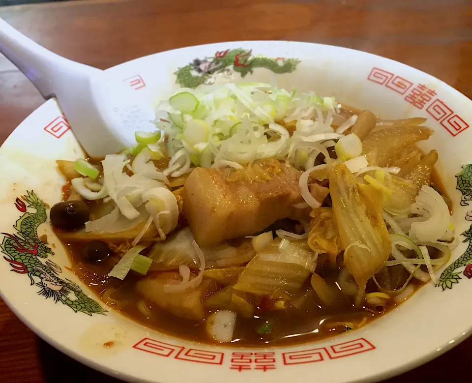 晩ごはん⭐️⭐️⭐️                                            横谷渓谷ラーメン（半）|ぽんたさん