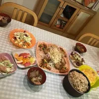 Snapdishの料理写真:正月明け夕飯２|ザクちゃんさん