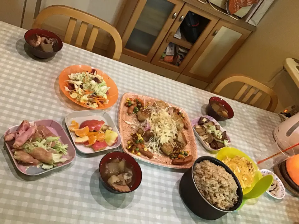 Snapdishの料理写真:正月明け夕飯２|ザクちゃんさん