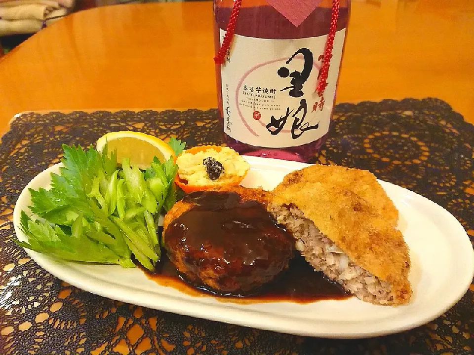 ☆メンチカツ
☆焼酎(*^ー^)ノ♪|chikakoさん