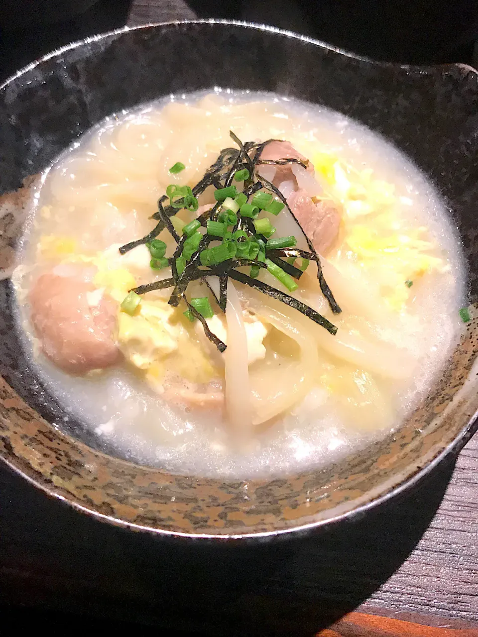 シャモナベ後の稲庭うどん＋雑炊♫wwwww|Yoshihiro Andoさん