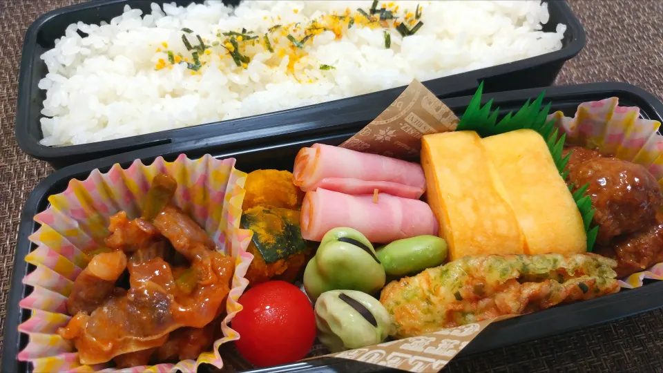 Snapdishの料理写真:19.07.05の夫くんへのお弁当🍱|💗やよ💗さん