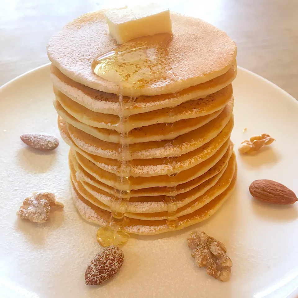 Snapdishの料理写真:ホットケーキ🥞|たんたんさん