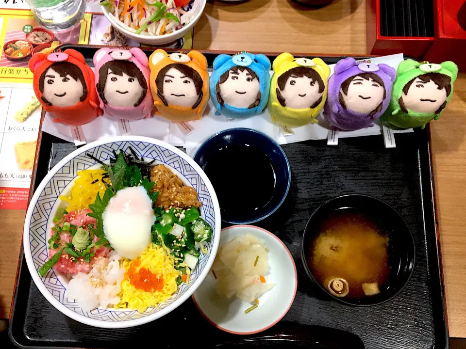 夢庵うまか丼&味噌汁⚡️|なぎさん