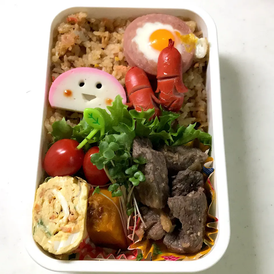 Snapdishの料理写真:2020年1月14日　オレ弁当♪|クッキングおやぢさん