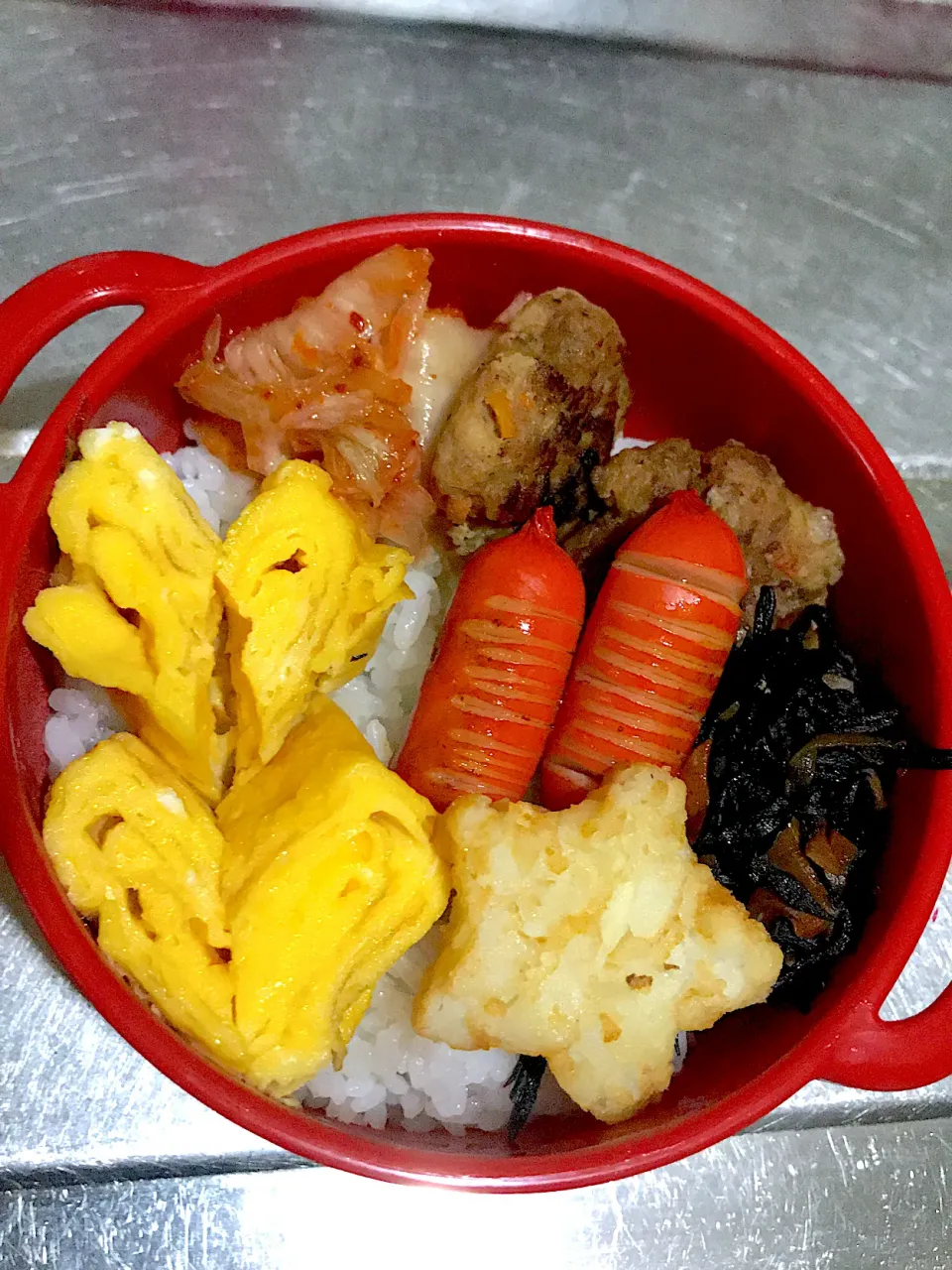 Snapdishの料理写真:手抜きのっけお弁当！|こーやさん