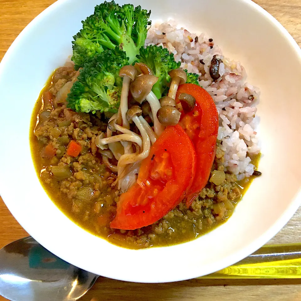 キーマカレー焼き野菜のせ|Hiromi Isonagaさん