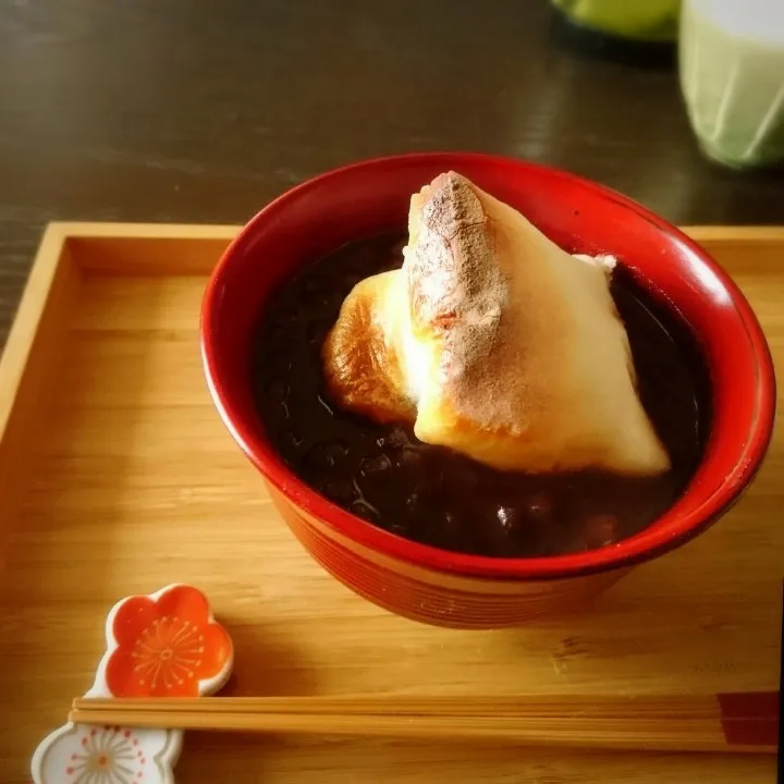 鏡開き ぜんざい|うさかめさん