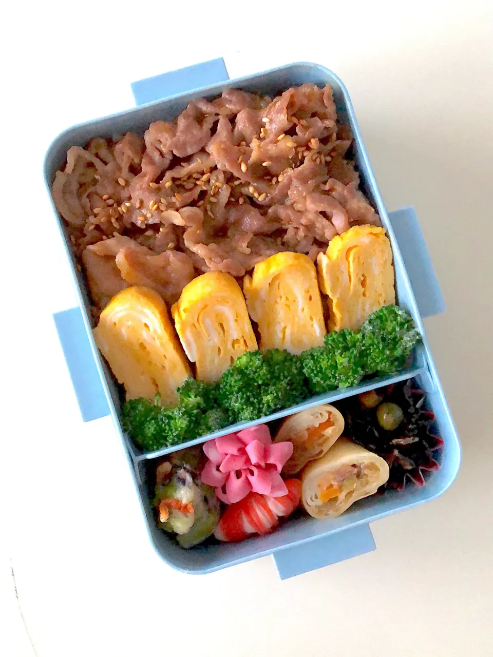 焼肉丼弁当♪|ikumonさん