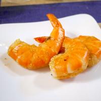 海老のガーリック蒸し