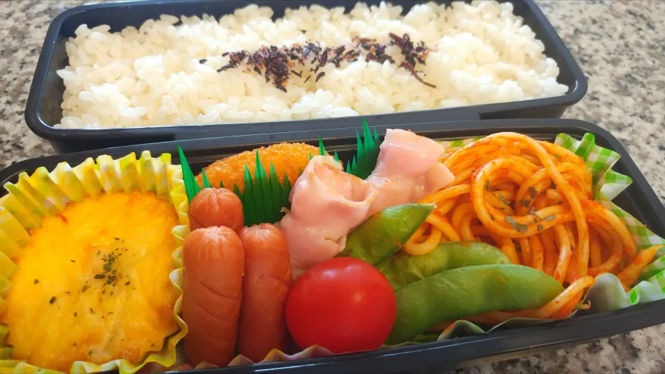 Snapdishの料理写真:19.07.28の夫くんへのお弁当🍱|💗やよ💗さん