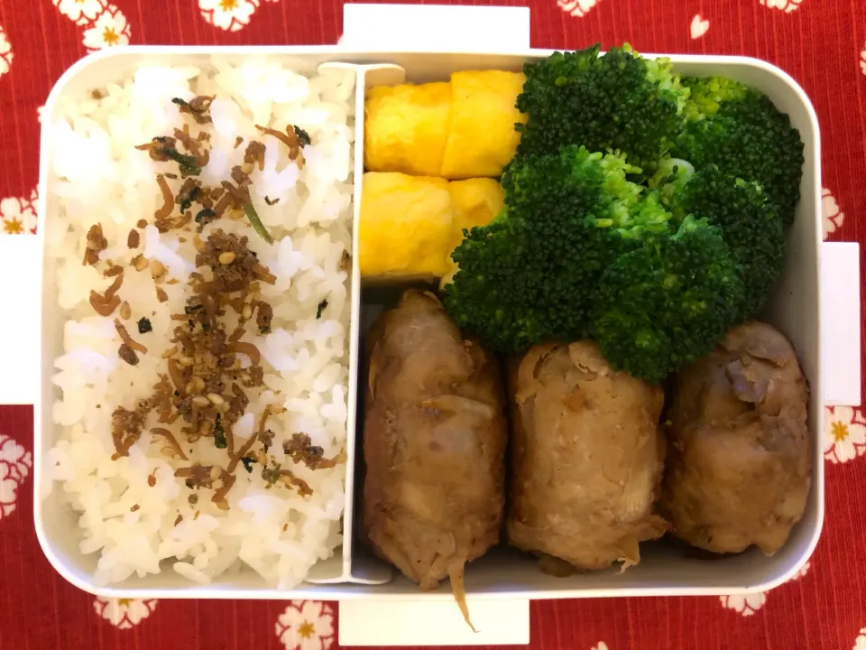 Snapdishの料理写真:ごぼうつくね弁当|freeさん