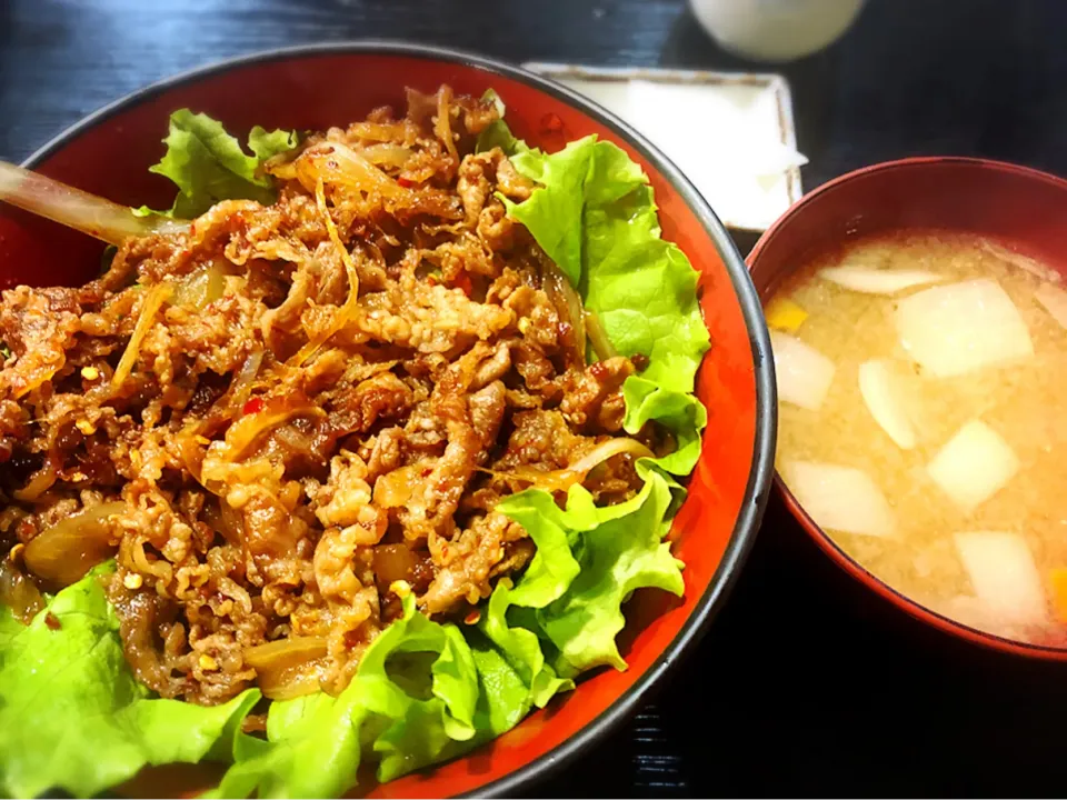 焼肉丼 ¥610|Blue Moon Caféさん