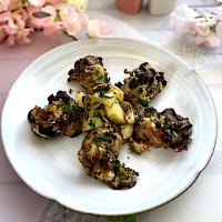 音楽を聞かせて育ててる桧原村の舞茸で豚バラ巻きグリル