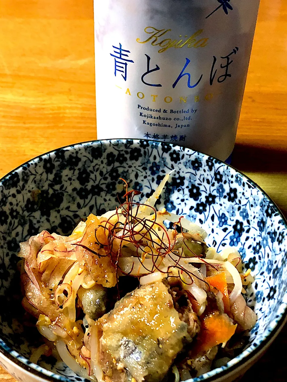 秋刀魚の甘酢煮と芋焼酎青とんぼ|sudachiさん