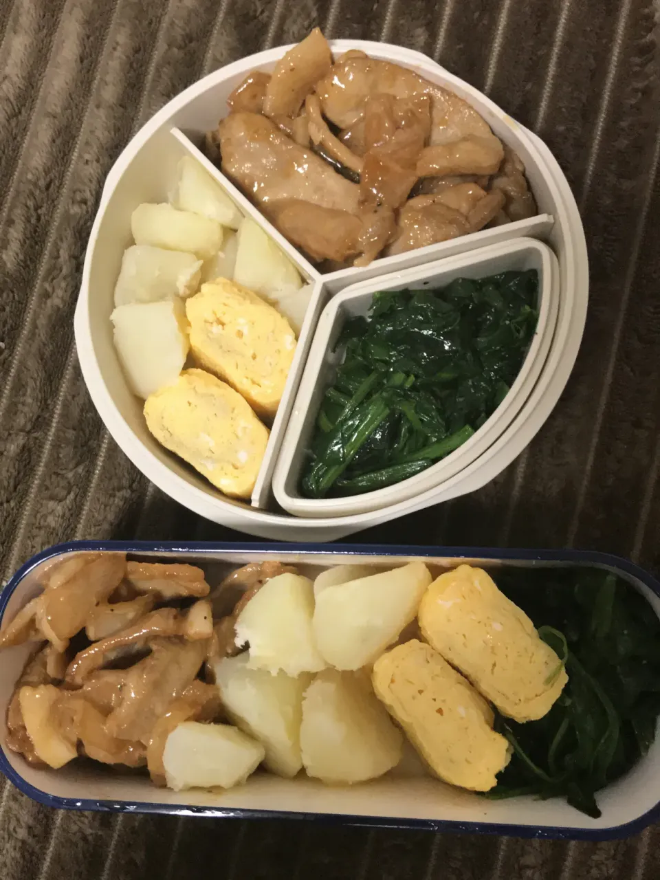 Snapdishの料理写真:マヨしょうがやき弁当|みーやさん