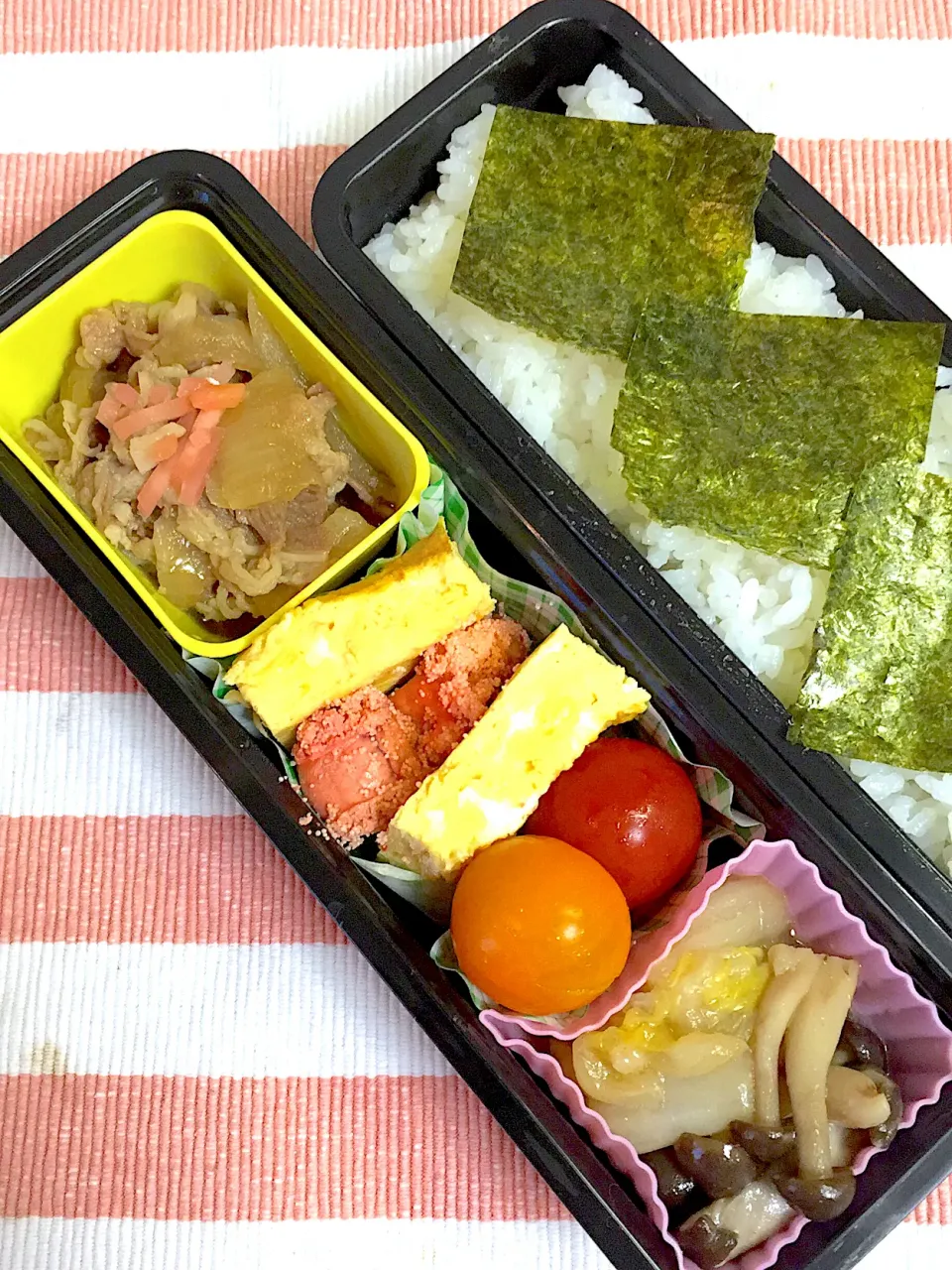 1/16☆旦那☆ギュー丼的な弁当|ちーさん